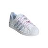 Adidas Originals Superstar 2 Abrasion Resistant Low Top Skateboard Shoes Women's White Sneakers JR1332