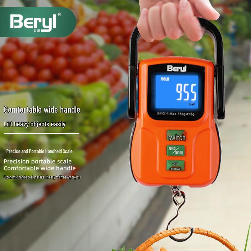 Beryl 75kg Portable Digital Hanging Scale