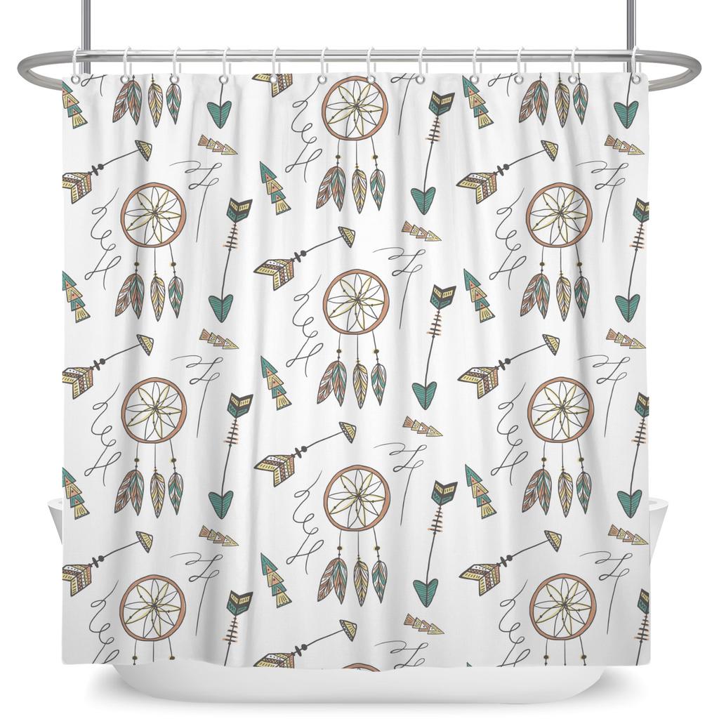 Cute Cartoon Animal Shower Curtain Waterproof Bath Curtain Bathroom Decor Kids Friendly Design Multiple Fun Patterns With Hooks