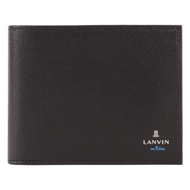 

[Lanvin on Blue] bifold wallet wallet bi-fold With coin purse With bellow card storage casual Dull color 524606 dexter cowhide genuine leather leather