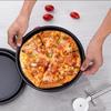 Carbon Steel Bakeware Kitchen Oven Deep Dish Plate Tray Mold Pizza Pan