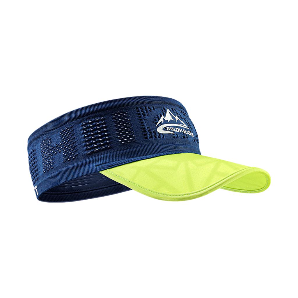 Unisex Breathable Quick Dry Sports Sweatband Headband Sun Protection Visor Hat for Running Basketball Gym Workout