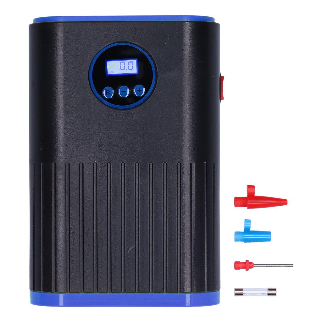 Tire Inflator with LED Light Digital 12V 120W Universal for Bicycle Motorcycle Truck Swimming Ring