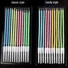 Smokeless Spiral Birthday Cake Candles - Colorful Crystal Design with Free Shipping