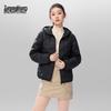 SNOWFLYING Women's Lightweight Hooded 90% Duck Down Jacket