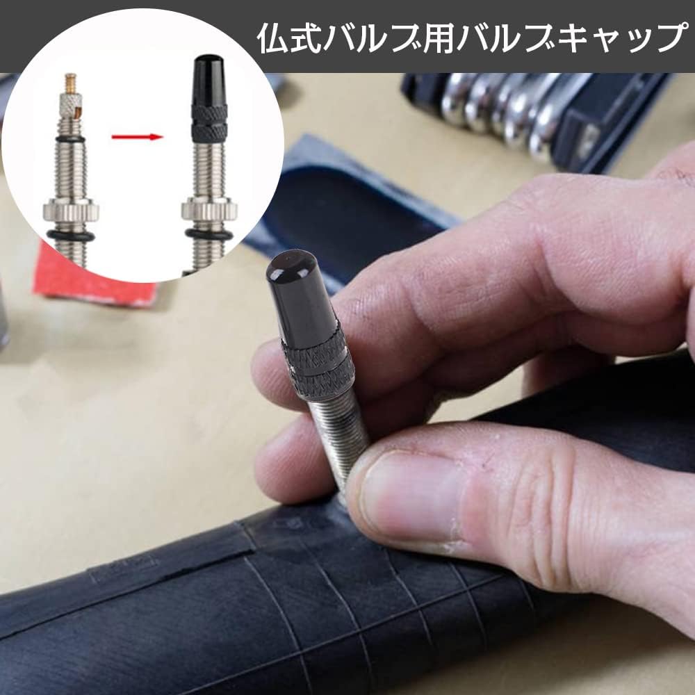 Bicycle Presta Valve Cap Tire Valve Cap Aluminum Alloy French