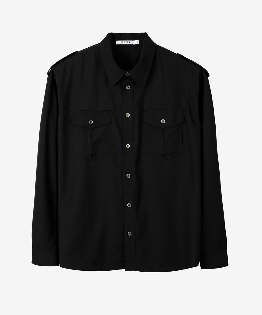 BLAYER Bersen Military Shirt [Black]