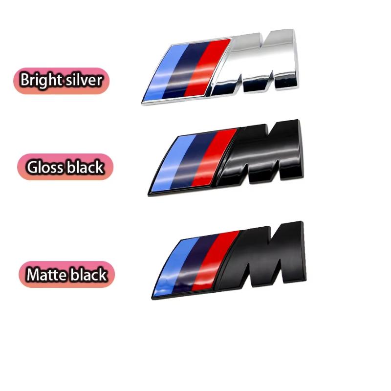 For BMW C45mm 55mm 73mm 90mm Car M Logo Fender Side Emblem Rear Trunk Badge Sticker Accessories For BMW M M3 M5 M6 X3 E46 E90 F30 G20 E36