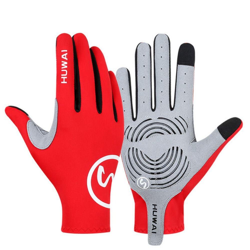 Full Finger Cycling Gloves Windproof Bicycle Mittens Shockproof Sports Gloves  Riding