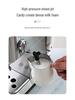 Cross Semi-Automatic Italian Espresso Machine with 19-Bar Pressure and Milk Frother for Home or Office Use