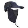 Sun Protection Hat Windproof Sand Prevent with Neck Cover for Outdoor Fishing Hiking CampingNavy Blue