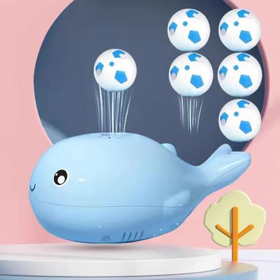 Baleia Elétrica Sopradora de Bolas Brinquedo com 2/4/6 Bolas Recarregável por USB Educativo Animal Marinho Bola de Suspensão Brinquedo Interativo Bebês Meninos Meninas Presente