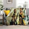 Bud Spencer Terence Hill Wohndecke für Sofa Wandern Picknick Super Weiche Steppdecke Mode Bett Thermoflanell Geburtstagsgeschenk