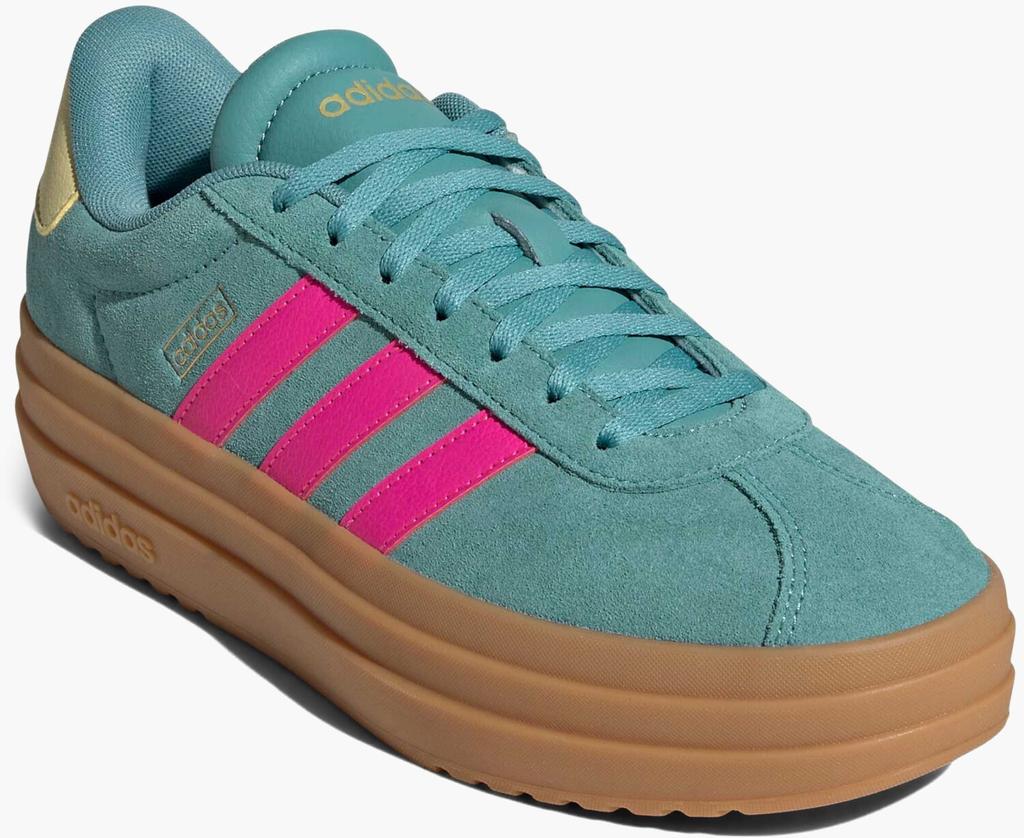 Adidas VL Court Bold Women Sneakers Powder Pink/shock Pink/powder Yellow