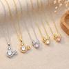 Necklace Colorful Cartoon Mouse Copper Micro-inlaid Zircon Necklace Accessories Feminine Minimalist Design Sense Niche Collarbone Chain