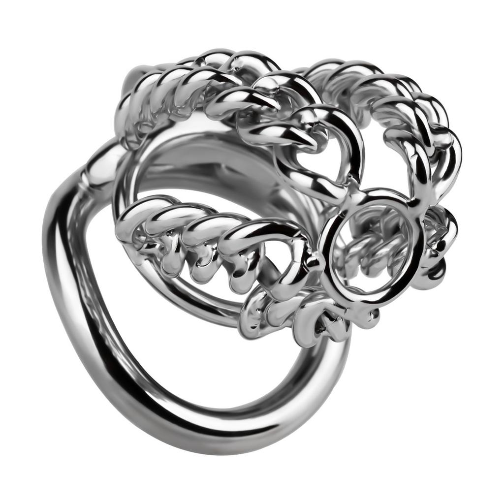 Stainless Steel CB Lock Metal Chastity Lock Male Penis Cage Chastity Gay Sex Toys Cock Ring Urethral Chastity BDSM