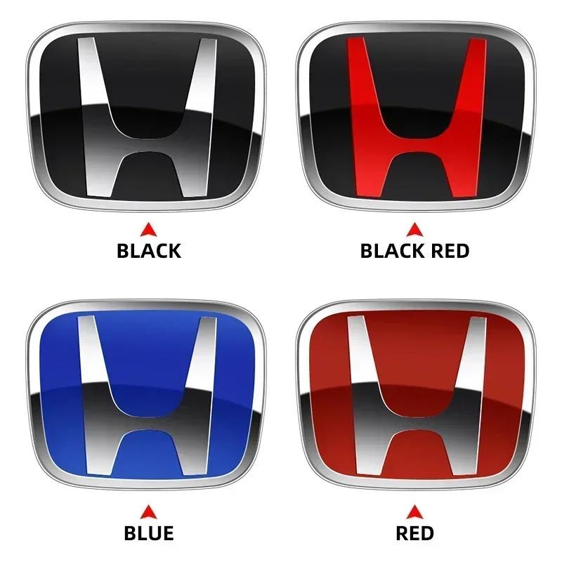 Car Front Head Grill Hood Bonnet Emblem Rear Tail Bumper Trunk Boot Mark Badge Sticker Logo For Honda Civic Accord CRV Hrv NO1