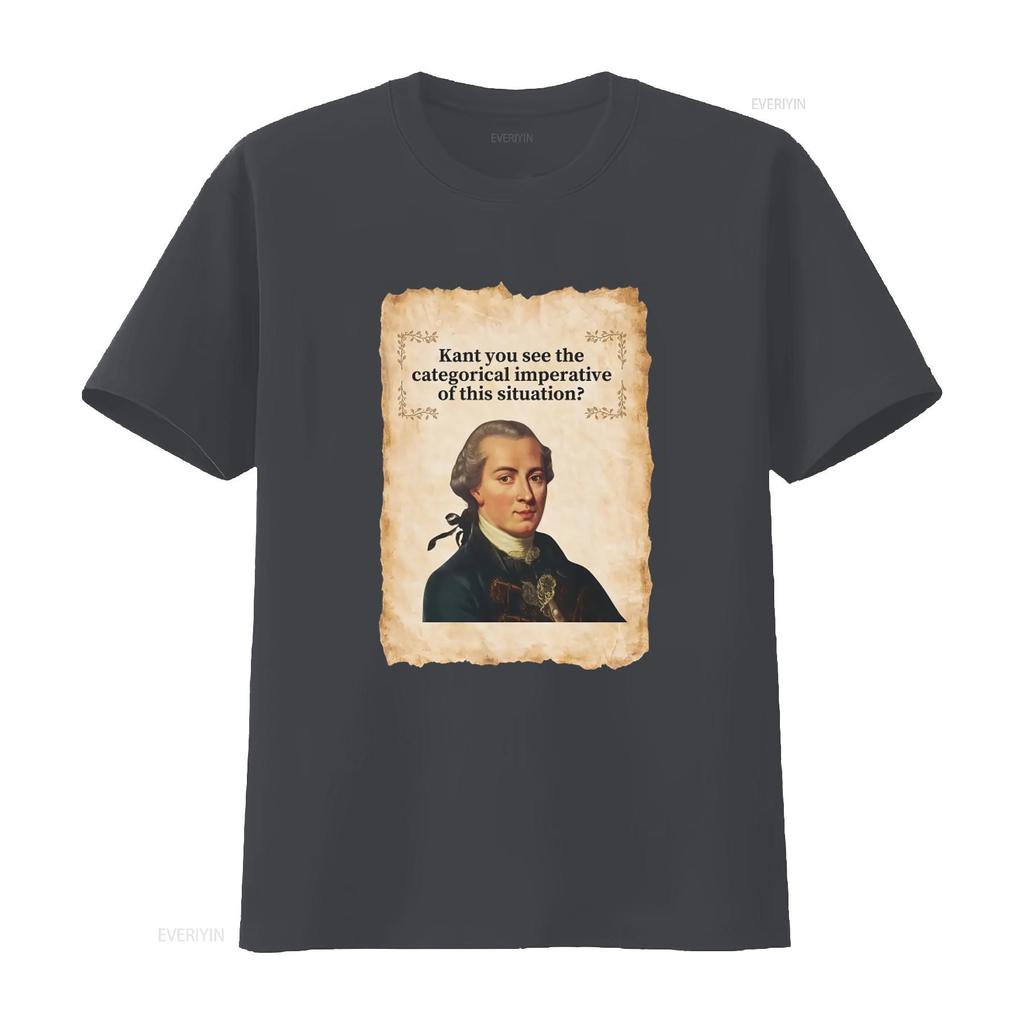 Imunisexuel Kant T Shirt Philosophy Pun Categorical Imperative Design For Student Professor Lover Vintage Washed Comfortable