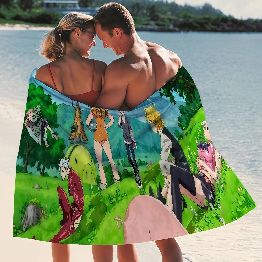 The Seven D-Deadly Sins Towel Beach Towels Yoga Gym Lightweight Portable For Swimming Shower Travel Sports Accessories Sandproof