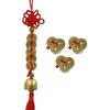 Feng Shui Coins Items for Good Luck, Coin Hanging Tassel for Temple Decoration Car Mirror Hanging