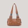 Truck Bag with Large Capacity, Single-shoulder, Underarm Waste Cloth Wind Protection Handbag