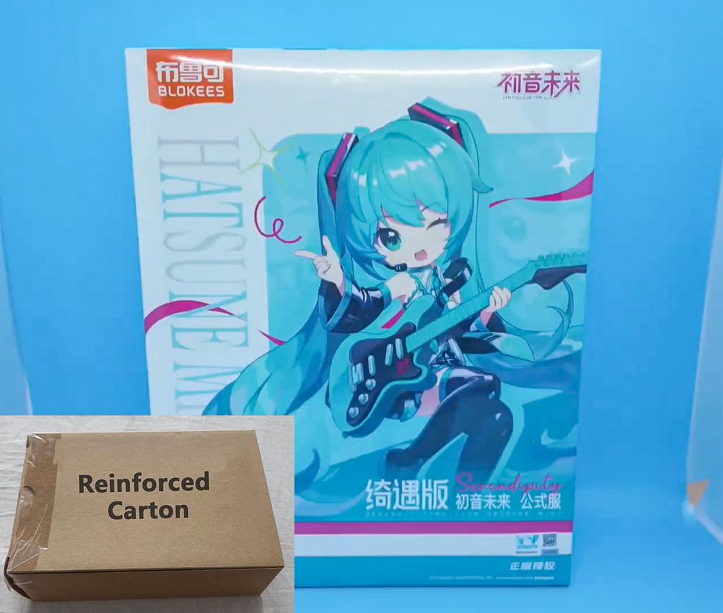 In Stock 14Cm Blokees Fantastics Hatsune Miku Enchanted Edition Assembly Figurine Original Toy Anime Action Figure Pvc Toys
