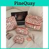 Urban Minimalist Butterfly Knot Makeup Bag With Large Capacity And Zipper Closure For Daily Use