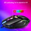You Shi Luminous Weighted USB Wired Mouse