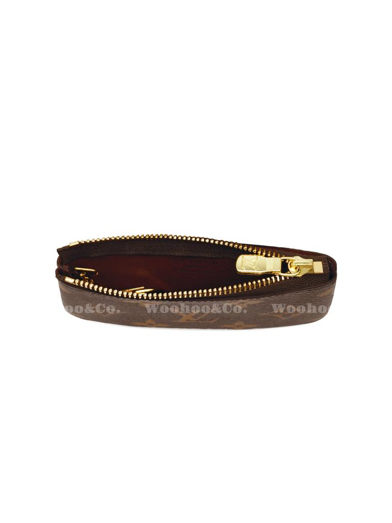 Louis Vuitton Klassische Monogramm-Kette kompakt und tragbar Canvas mit Monogramm-Beschichtung Schlüssel- und Münzbörse Damenstil braun