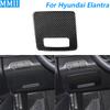For Hyundai Elantra CN7 2021-2026 Carbon Fiber Driver's Side Storage Box Panel Cover Trim Car Accessories Decoration Sticker