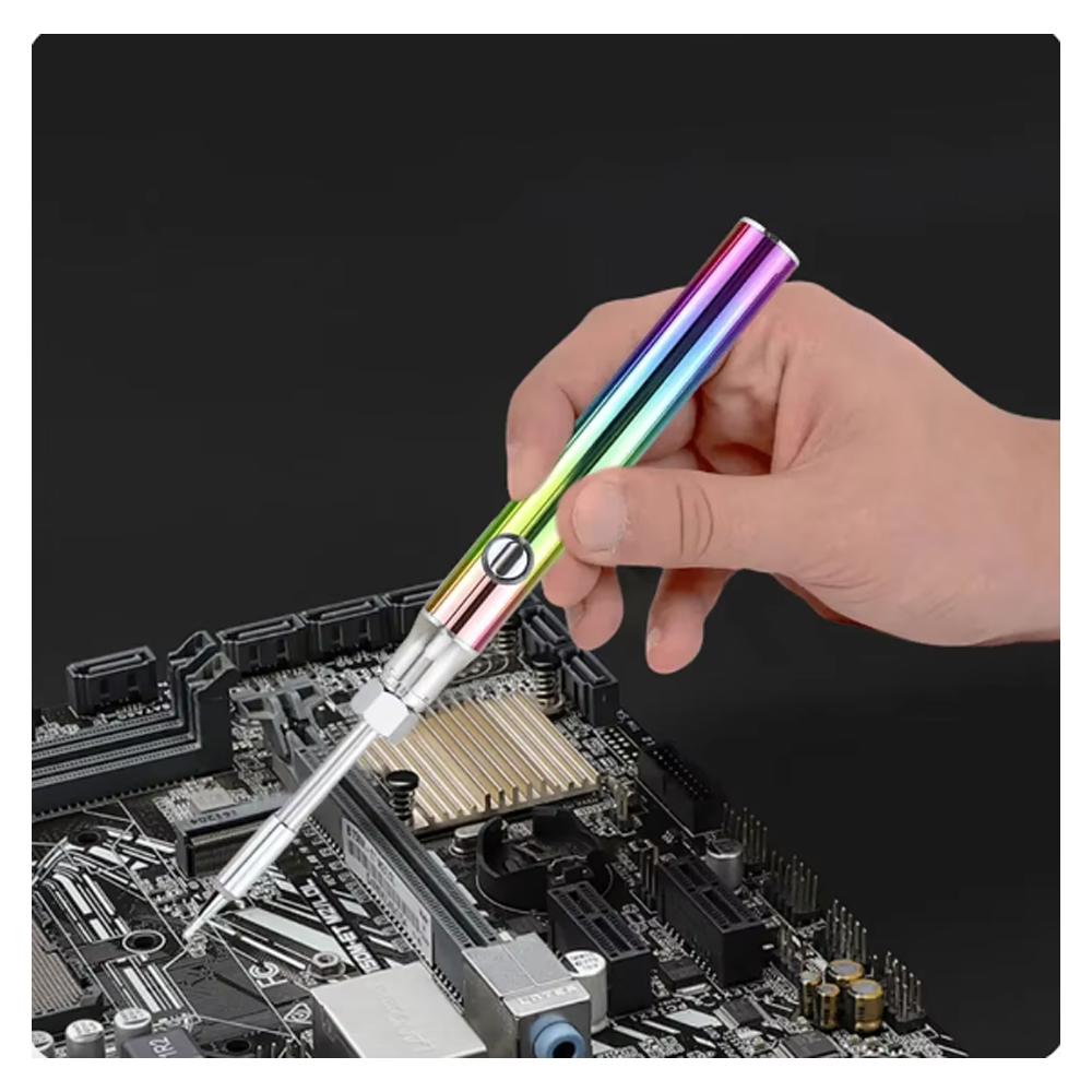510 Thread Pen Solder Iron 3 Gear Adjustable Voltage 350mAh Mini Soldering Iron Kit Smart Power Pen Welding Tool Kit