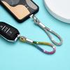 Laccio da polso per telefono con strass alla moda - Portachiavi con ciondolo a diamante anti-smarrimento.