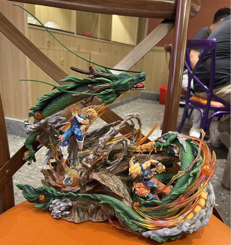 

Super Saiyan LS World Showdown, Goku vs Vegeta, Dragon Effects, Wave Scenes, Figures