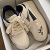 Flat shoes for women 2026 Autumn East style round toe new casual Korean version white shoes thick soled board shoes