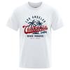 Los Angeles California Beach Paradise Men Tops Fashion Crewneck T Shirt  Summer T-Shirt Breathable Oversize Clothes