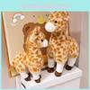Toy Giraffe Plush Sika Deer Stuffed Doll Cartoon Animal Decoration Gift Kids