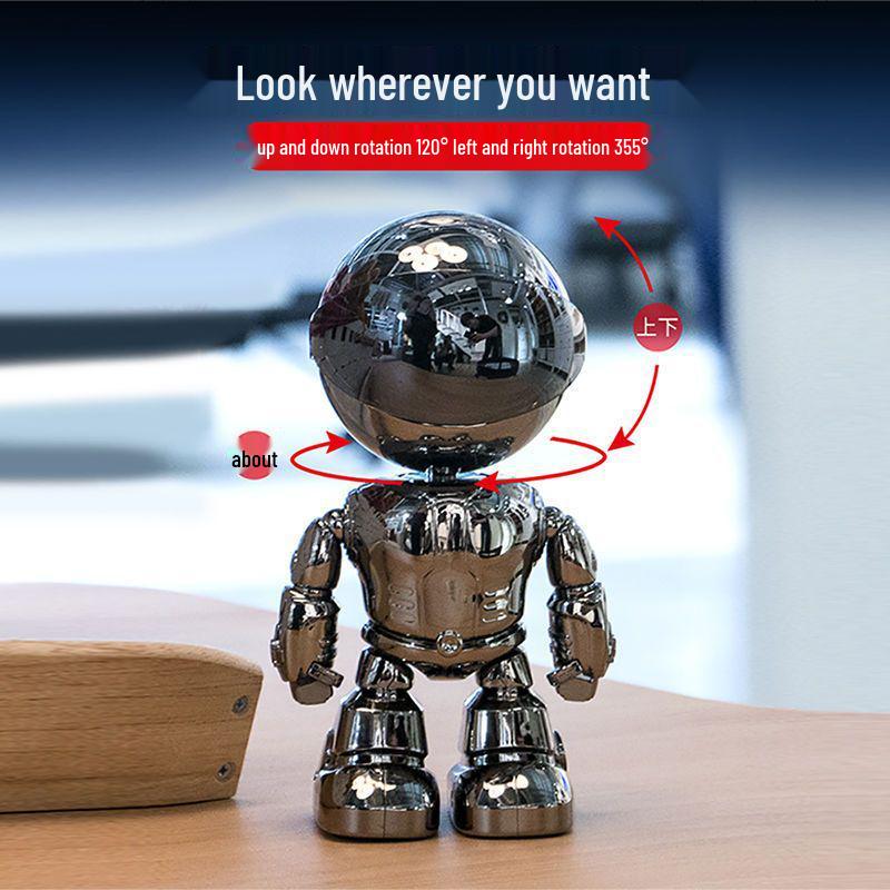 360° Panoramic HD WiFi Camera with Night Vision & Mobile Remote Monitoring