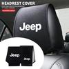 Car Styling Headrest Cover Anti-dirty Seat Pillow Pad For Jeep Grand Cherokee Wrangler JK Gladiator Compass Renegade Patriot