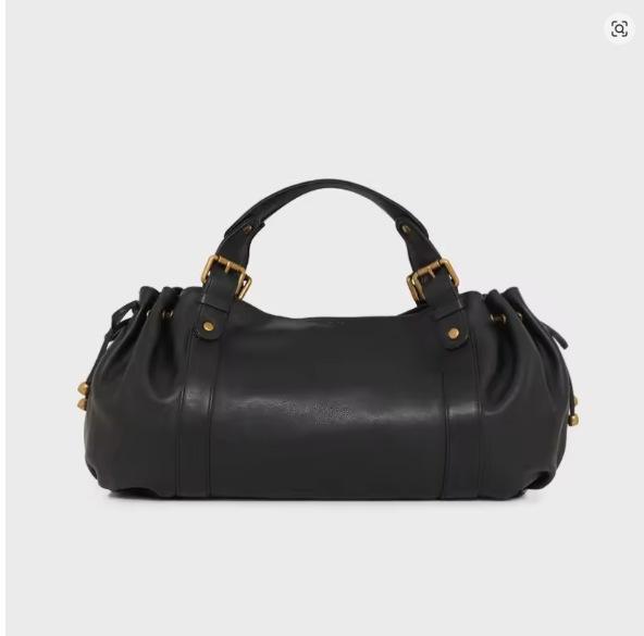 

Women s Fashion Vintage Washed Soft Leather Tote Bag Large Capacity Commuter Multi-Pocket Shoulder Messenger Bag