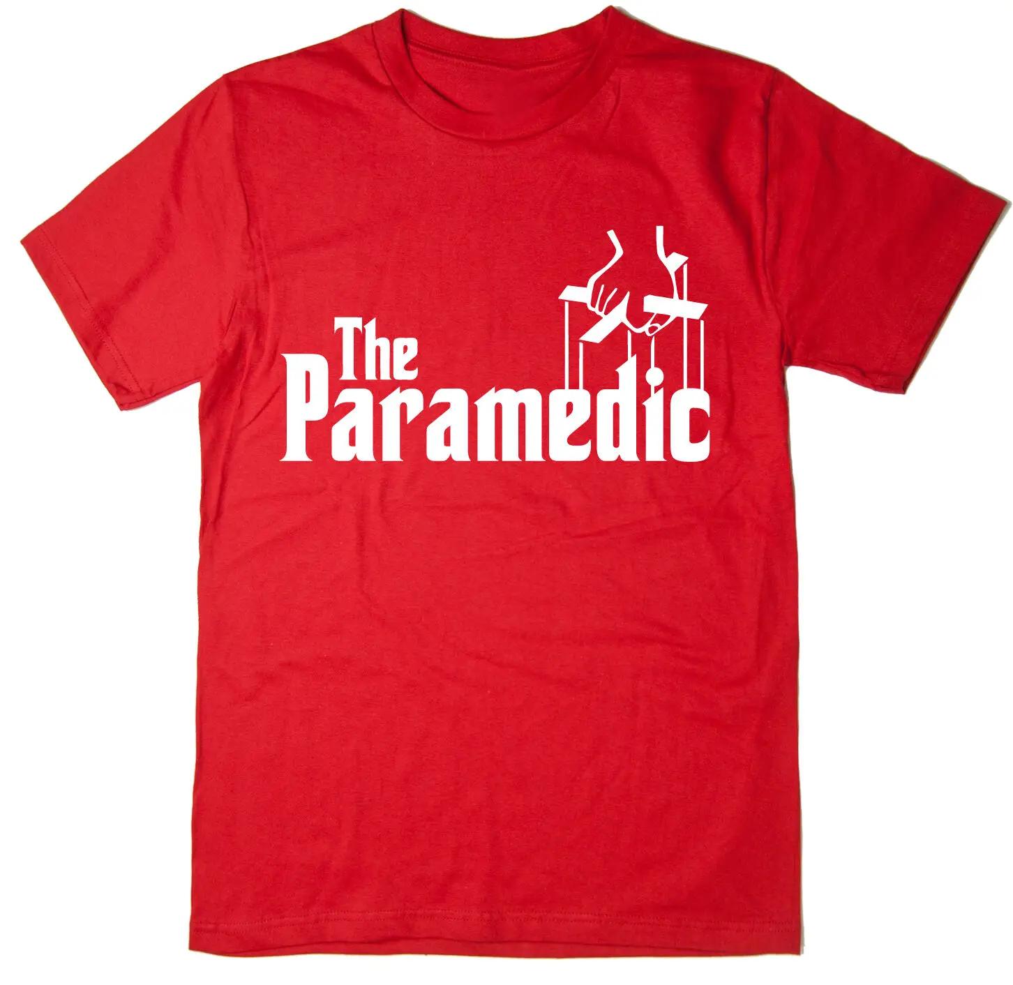 

Funny Padrino Godfather Spoof Paramedic T Shirt New 100 Cotton Short Sleeve ONeck Tshirt Casual Mens Top S