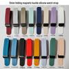 20mm/12mm Universal Folding Magnetic Silicone Watch Strap Replacement