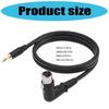 Travel 3.5mm TRS to 3Pin Microphone Cable for Space Saving Connection in Tight Studio Environment 30cm to 3.0m