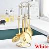 Stainless Steel Kitchenware Seven-piece Kitchen Household Hot Pot Spoon Colander Soup Spoon Kitchenware Gift Set