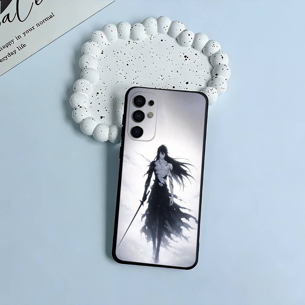 B-Bleach- Anime Ichigo Kurosaki Phone Case For Samsung S25,S24,S21,S22,S23,S30,Ultra,S20,Plus,Fe,Lite,Black Soft Silicone
