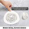 1pc White Silicone Shower Drain Hair Catcher - Anti-Clog, Lightweight, Efficient Water Flow for Bathroom Use   5.0   1 Rev