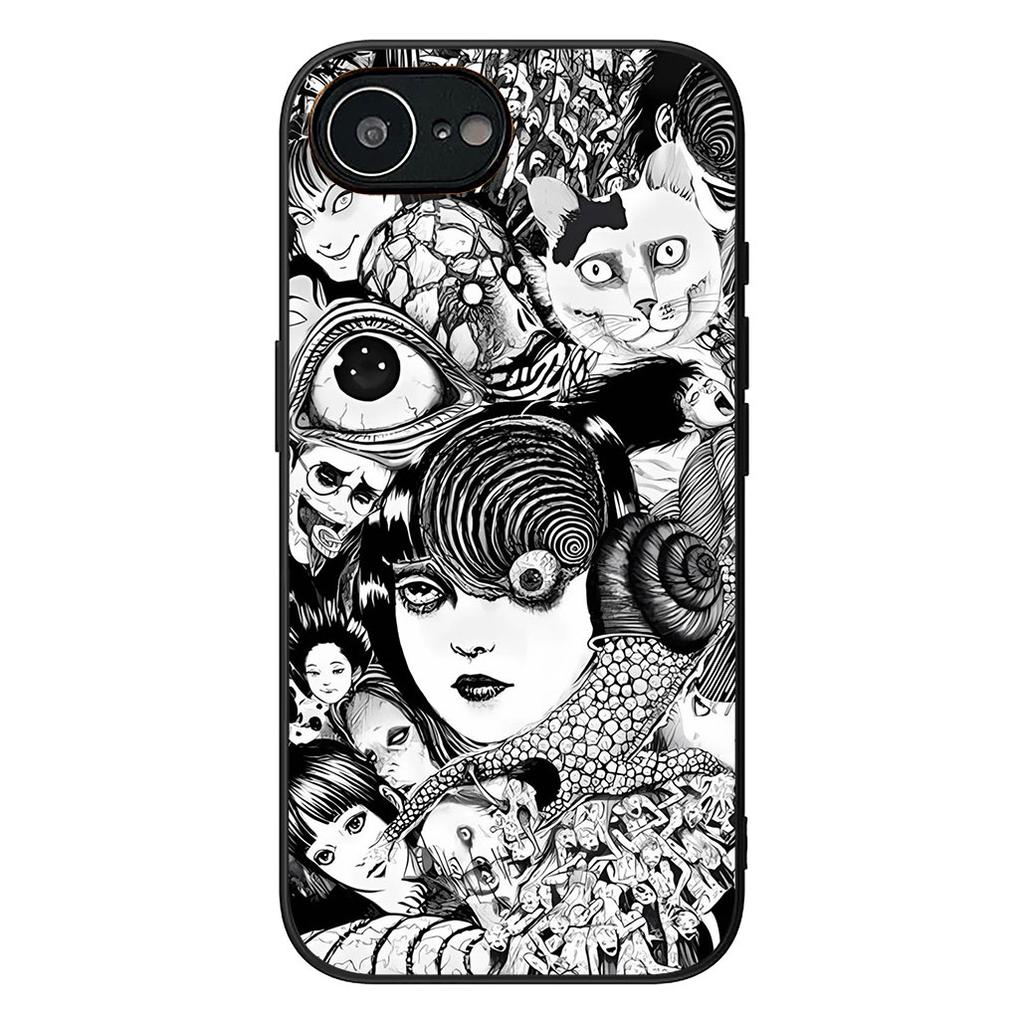 Tomie Wallpaper Junji Ito Anime Casing Cover for Apple iPhone 12 13 Mini XS 11 Pro Max 7 8 Plus XR SE 2022 SE3 + 8+ Phone Case