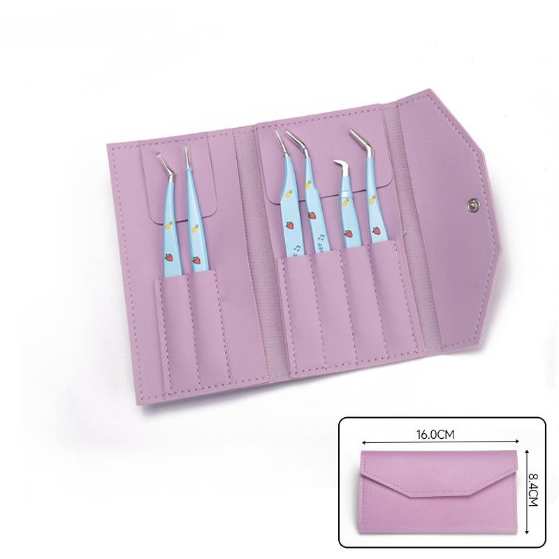 

1/6/7 типов пинцет для накладных ресниц, антистатический пинцет из нержавеющей стали, изогнутая полоска, 3D пинцет для наращивания ресниц, инструменты для макияжа 6PCS