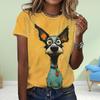 Fashion WomenShiba Inu Print T Shirt Funny Casual O-neck Short Sleeves T-shirt Summer Female Tee Shirt
