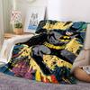 1pc Batman Hero Flannel Throw Blanket Lightweight Soft Warm All Season Blanket for Sofa, Bed, Travel, Camping L1024145