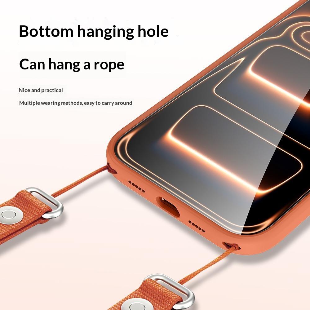 For iPhone 17 Pro Magnetic Phone Cover Skin Touch TPU + PC Shockproof Back Case Compatible with MagSafe